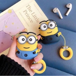 Case Vỏ Bao Airpods Đựng Tai Nghe Airpod 1 2 3 Cover i11, i12. Hình Minion Đáng Yêu