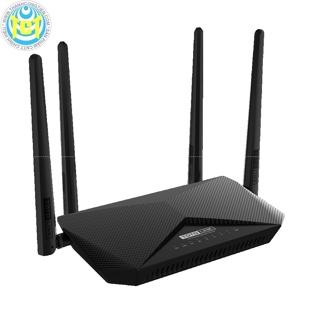 TOTOLINK A3002RU-V2 - Bộ Phát Wi-Fi băng tần kép Gigabit AC1200 ( Đen )