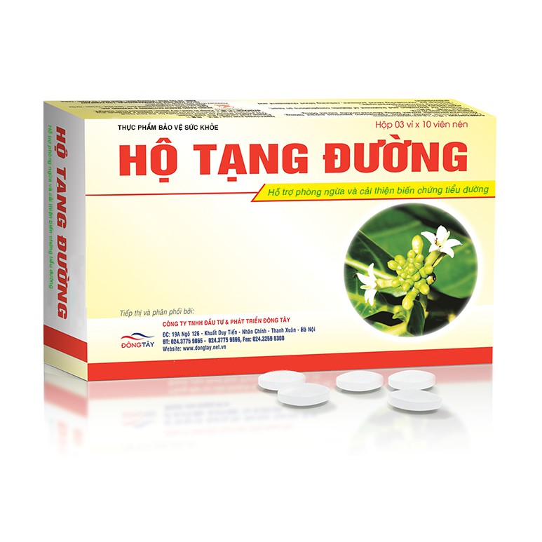 HỘ TẠNG ĐƯỜNG - Hỗ trợ phòng ngừa và cải thiện biến chứng tiểu đường