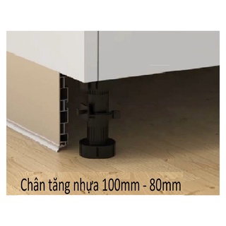 Combo 4 Chân tủ bếp tăng chỉnh độ cao ivan  (loại 10cm) (4 cái)