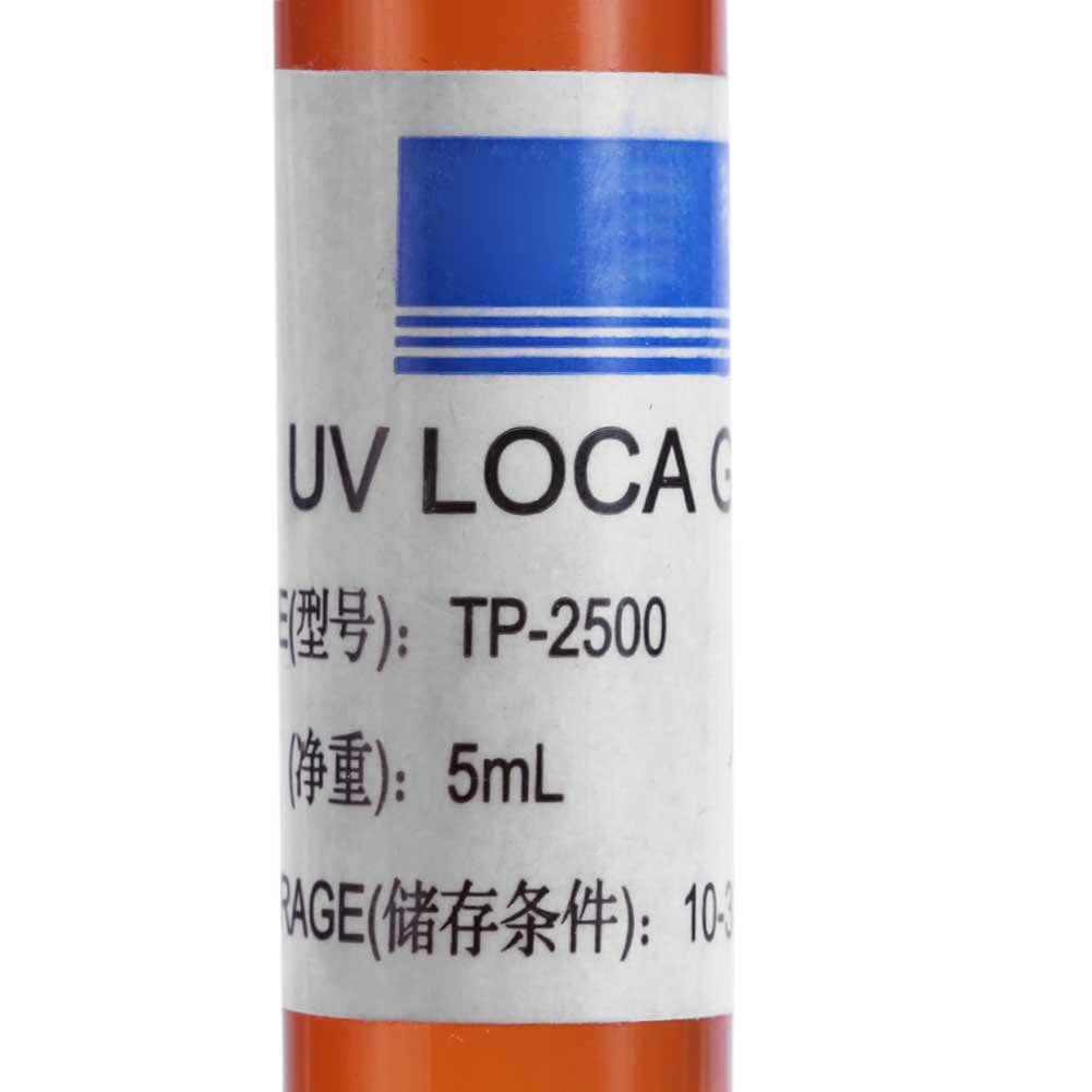 TP-2500 Loca UV Glue Liquid Clear Optical Adhesive UV Glue for Cellphone Repair Glass Lens