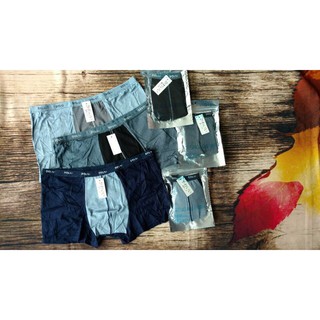 QUẦN LÓT BOXER ĐÙI NAM COTTON LỤA – TẶNG TÚI ZIP BẠC
