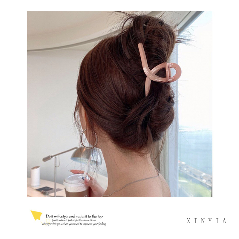 Kẹp Tóc Càng Cua Cỡ Lớn Kiểu Hàn Quốc Thời Trang Mùa Hè Xinh Xắn Cho Nữ
