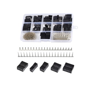 620 chiếc Dupont Connector 2.54mm, Dupont Cable Jumper Wire Pin Header Housing Kit, Nam Crimp Pins + Nữ Pin Terminal Connector