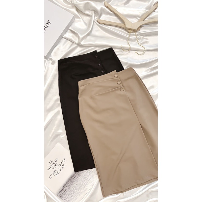 BÁN SỈ CHÂN VÁY VẠT CHÉO CÚC BỌC 3 MÀU CHO NỮ | BigBuy360 - bigbuy360.vn