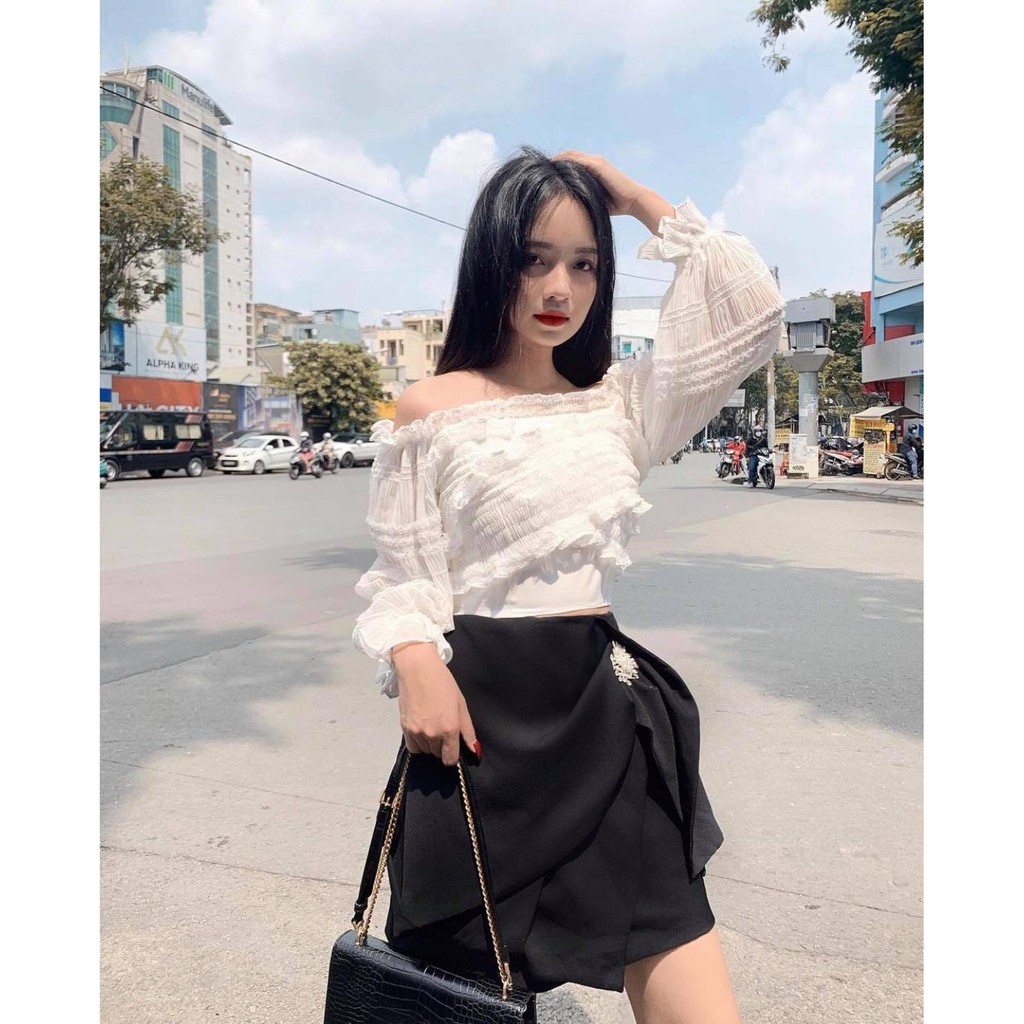CHÂN VÁY THIẾT KẾ CÀI ĐÁ