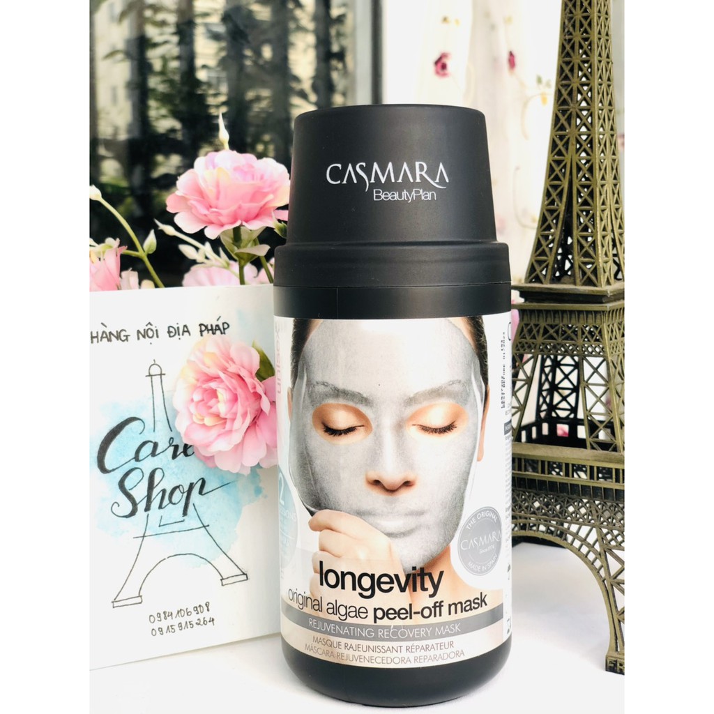 Mặt nạ trẻ hóa Casmara Longevity peel-off mask 2 cặp lõi