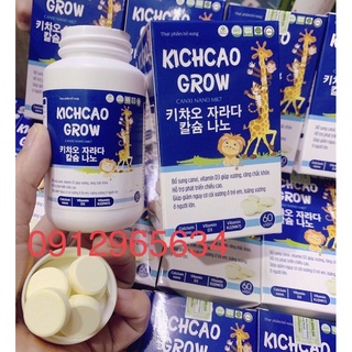 Kẹo Canxi Kichcao Grow chắc răng chắc xương tăng chiều cao bổ sung canxi