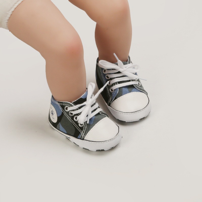 Giày tập đi cho bé trai bé gái  nhiều màu đế  mềm  phong cách thể thao dễ thương