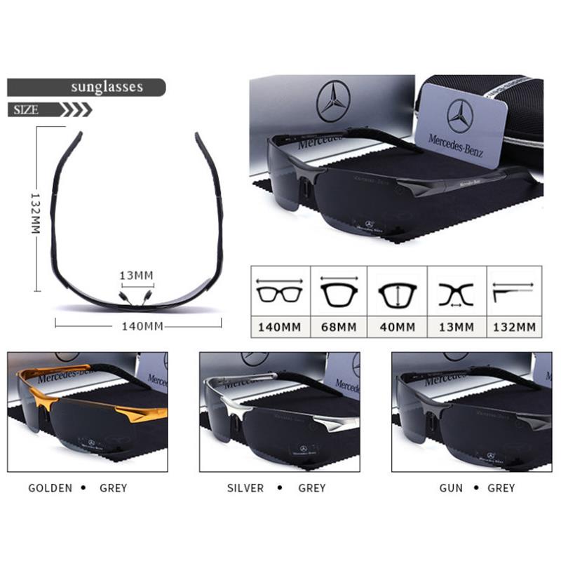 Kính mát phân cực MR8177 Polarized Kính râm ngoài trời thể thao, Size: 68mm/ 13mm/ 132mm