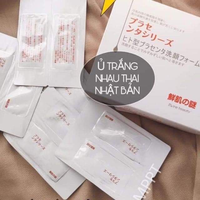 Gói ủ trắng face nhau thai cừu nội địa nhật [chuyên sỉ] lẻ 1 gói | BigBuy360 - bigbuy360.vn