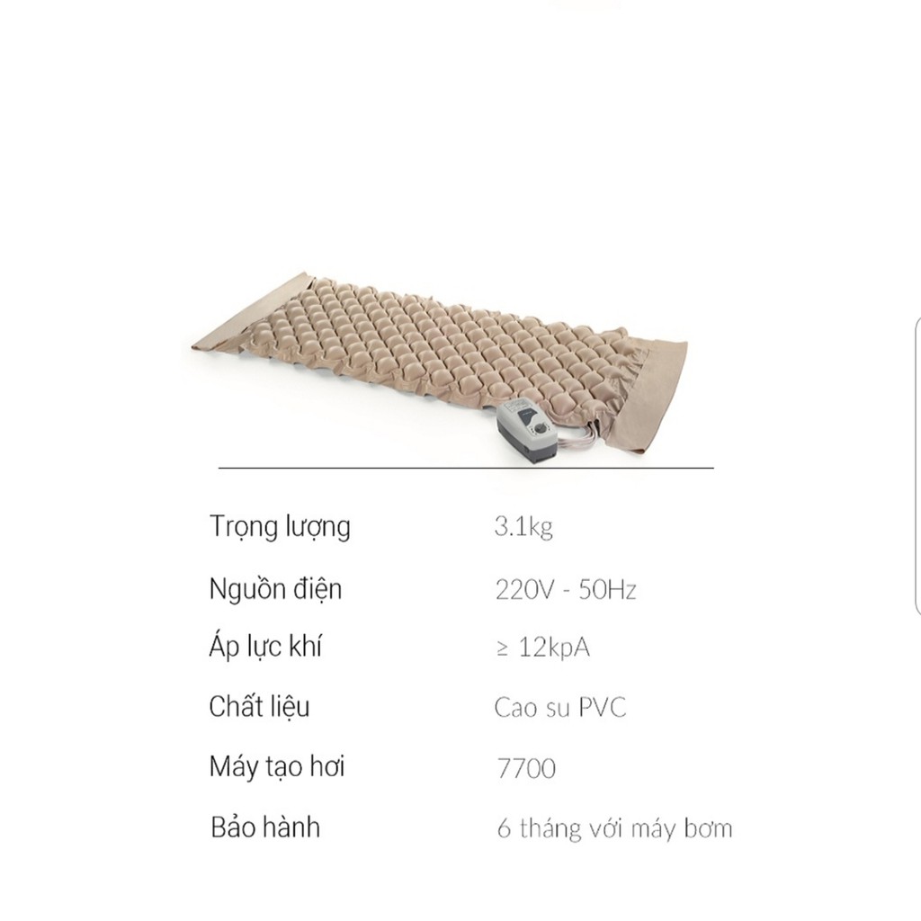 Đệm chống loét Yuwell Lattice [Anti decubitus Mattress] (kèm theo Bơm hơi 7700 Pump)