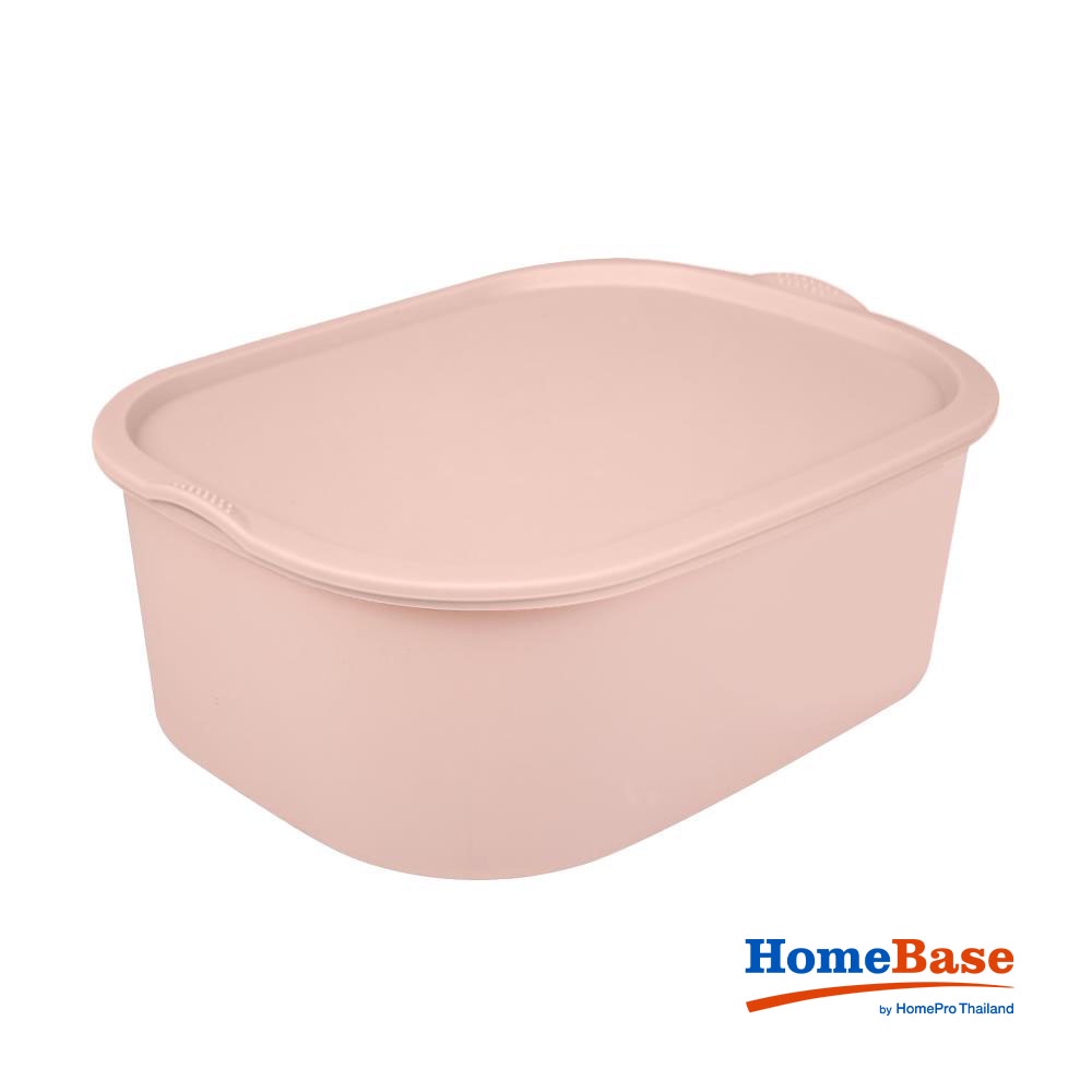 HomeBase PLIM Hộp đựng áo lót bằng nhựa W31,8xH11,5xD24,8 màu hồng