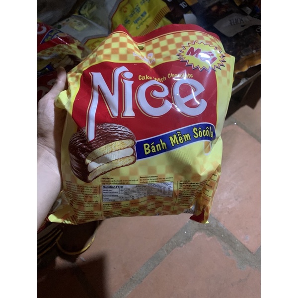 Bánh Nice mềm phủ socola 20g x10c