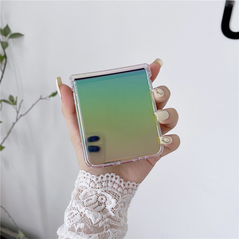 Ốp Điện Thoại Dạng Vali Trong Suốt Ánh Laser Chống Sốc Cho Samsung Galaxy Z Flip 4 Z Flip 3 Z Flip / Samsung Z Flip 4 Z Flip 3 Z Flip