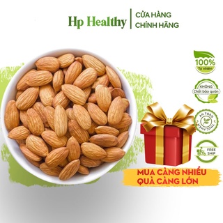 500G HẠT HẠNH NHÂN MỸ SẤY CHÍN NGUYÊN VỊ HP HEALTHY Hạt Dinh Dưỡng Organic Hữu Cơ Ăn Liền