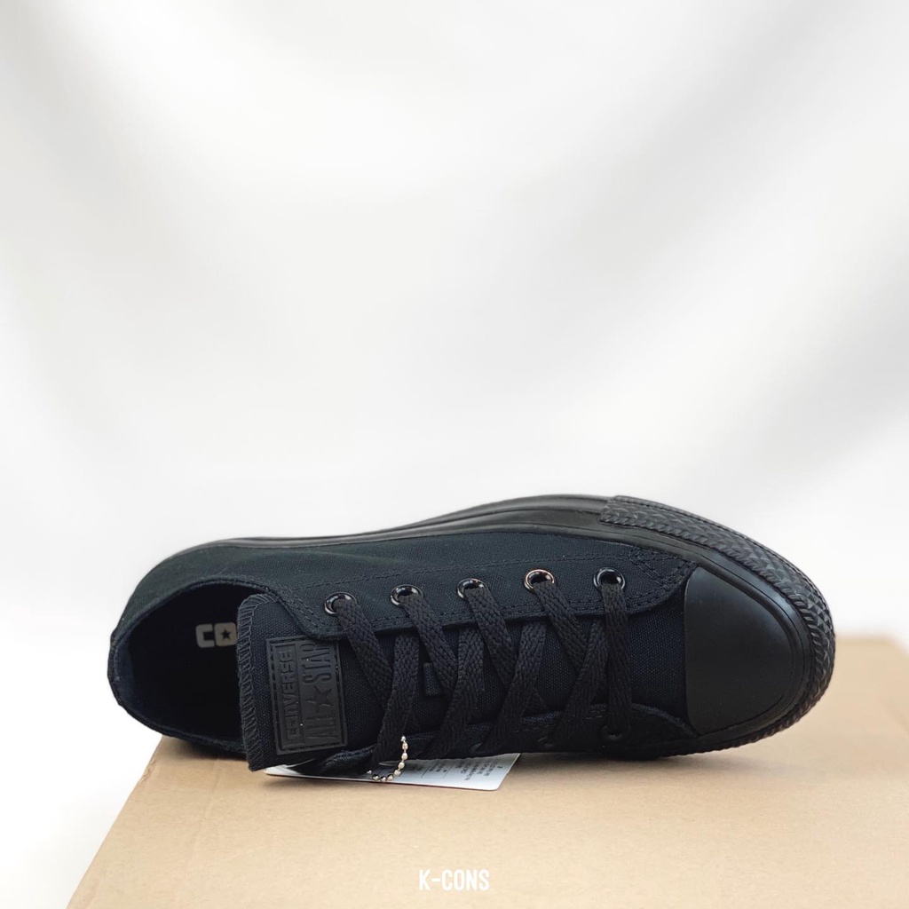 Chuck Taylor Monochrome Black | Giày Thể Thao Full Đen Cổ Thấp