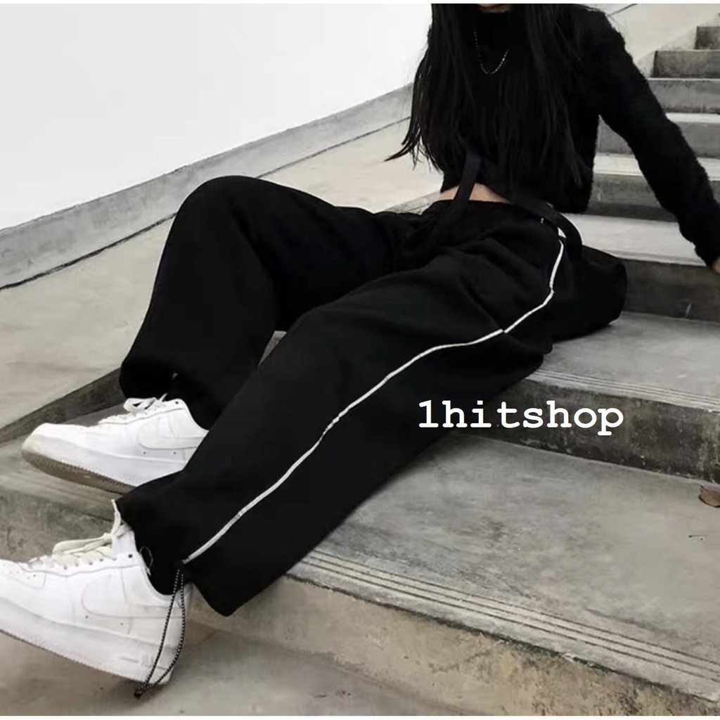 Quần DÀI Ống Rộng PHẢN QUANG Ulzzang Unisex 1hitshop