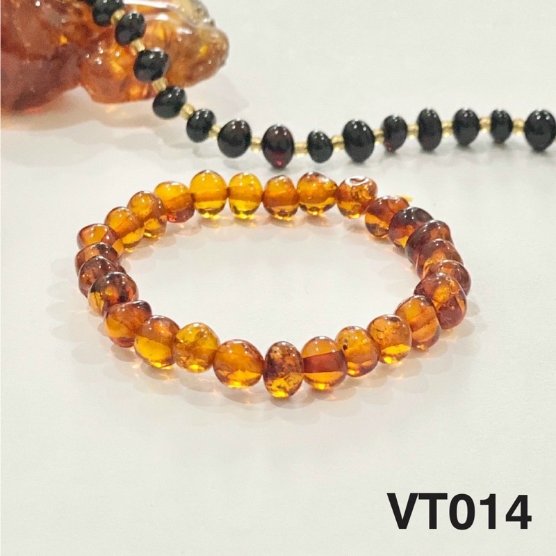 Vòng cổ/ Vòng tay Baltic Amber Nga dành cho bé