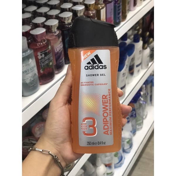 Dầu tắm gội Adidas 3 in 1 - UK