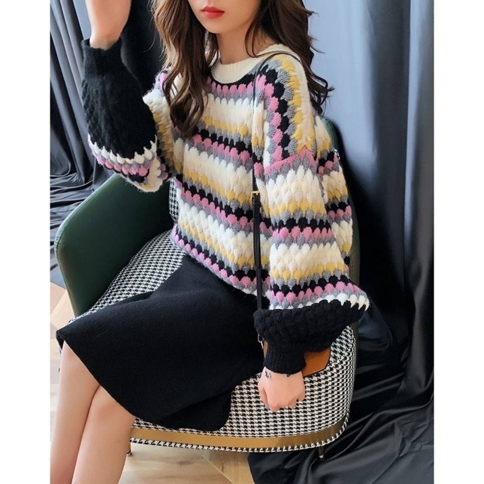 Áo Sweater Dáng Rộng Thiết Kế Mới Thời Trang Dành Cho Mùa Thu Đông