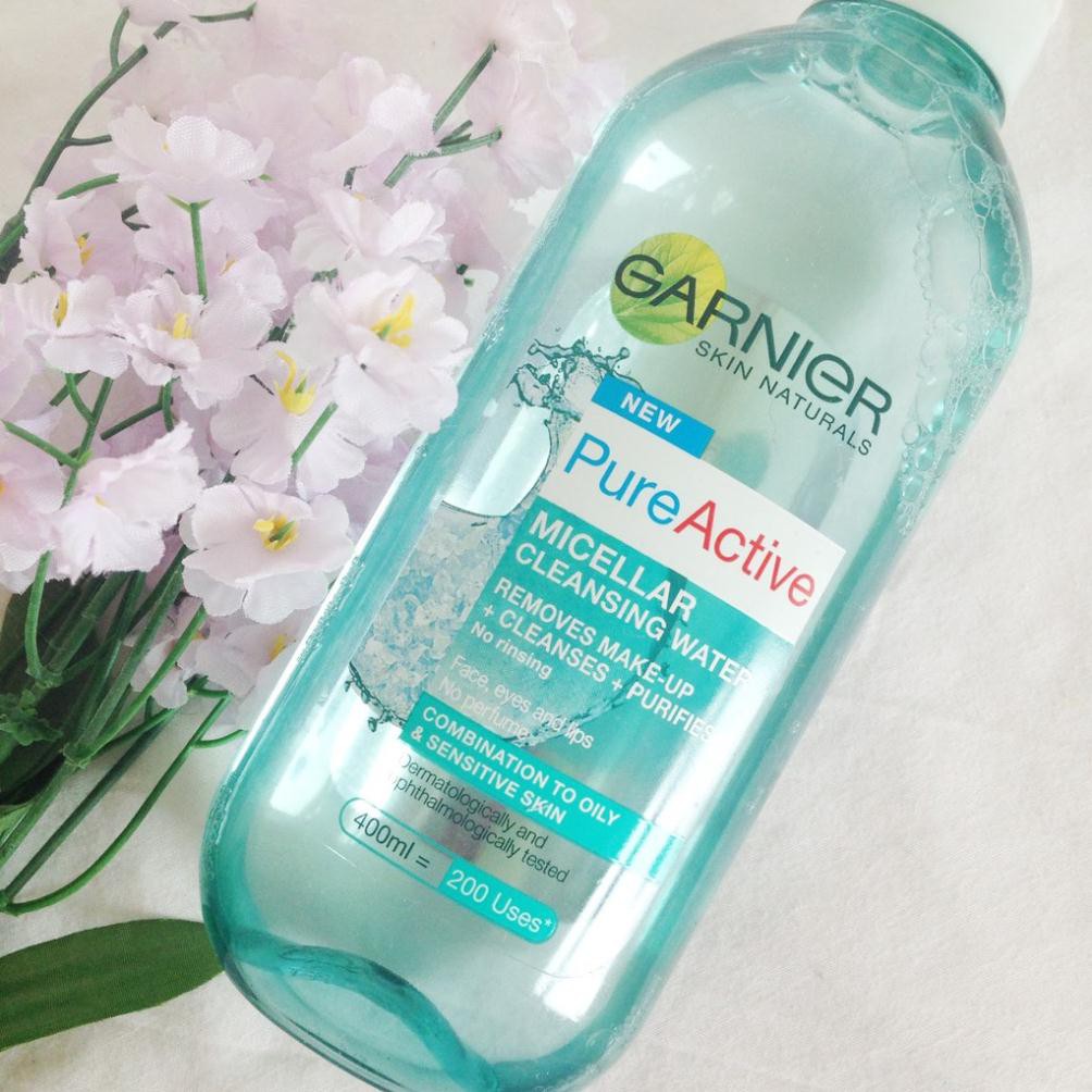 Garnier Pure Active Micellar Cleansing Water - Nước Tẩy Trang Thế Hệ Mới 400ml/125ml | BigBuy360 - bigbuy360.vn