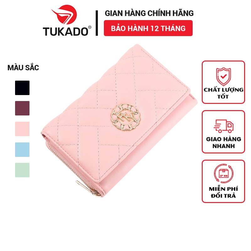 Ví Nữ Ngắn Mini Cầm Tay Chính Hãng PERFECT FOR YOU Gập 2 Đựng Tiền Đi Chơi Dự Tiệc Da Cao Cấp Cực Đẹp Giá Rẻ PFY29