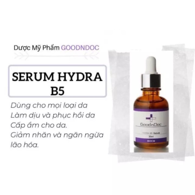 Serum B5 GoodnDoc & Drceutics - Dưỡng Ẩm, Phục Hồi, Làm Dịu & Trắng Sáng Da Hydra B5