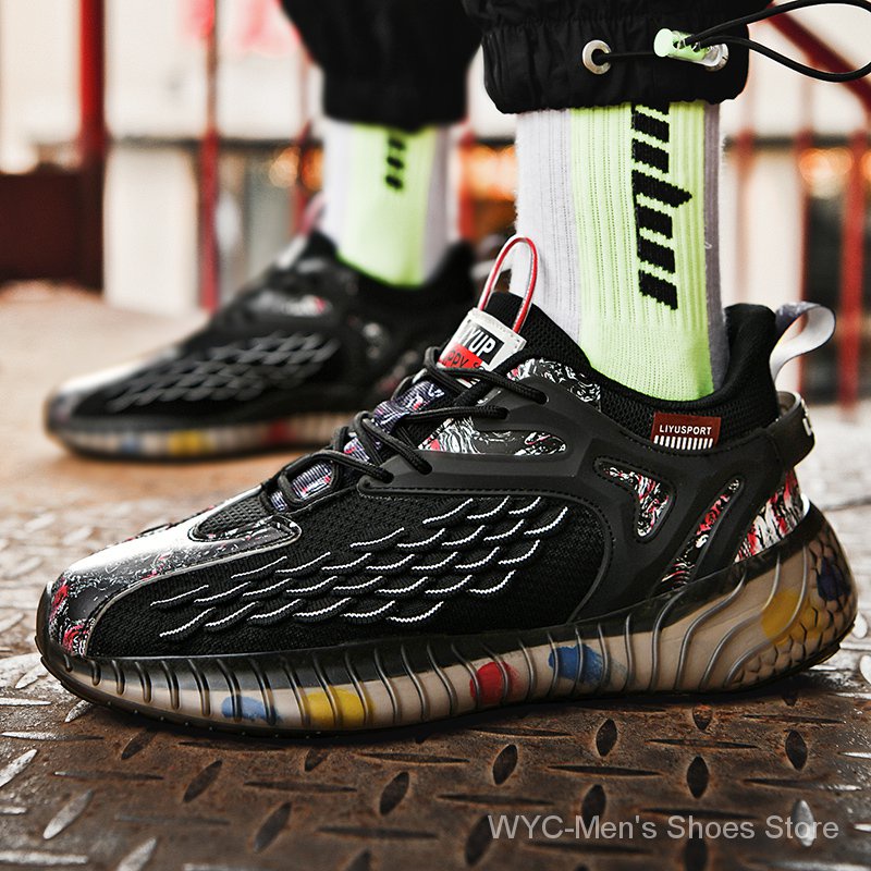 Giày thể thao mang chống sốc thoải mái và thoáng khí thời trang mùa đông cho nam size 39-44