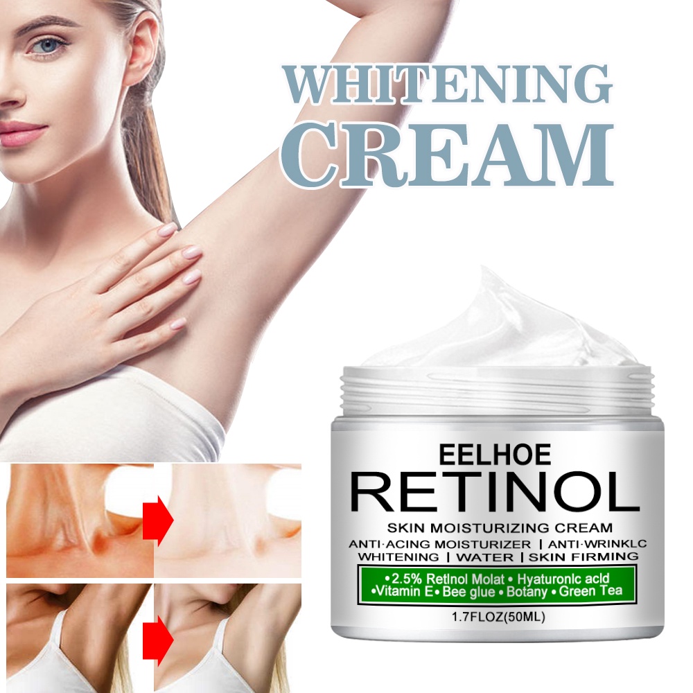 Eelhoe Retinol Kem Để Loại Bỏ Melanin Sáng Kem Cổ Tích Da Ban Đầu Cho Tư Nhân Bộ Phận Cơ Thể Nách Cổ 50Ml M03-Ampe