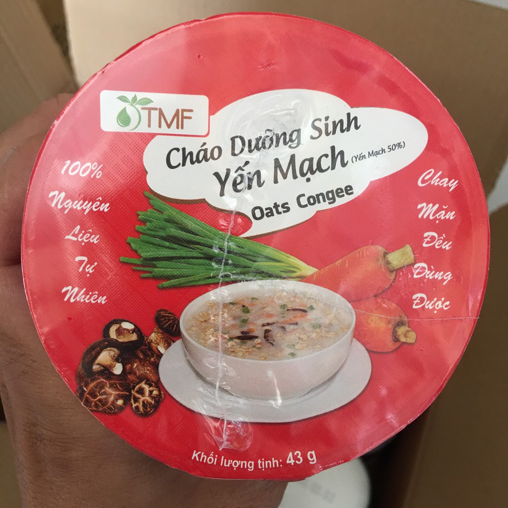 [Cháo ly]Cháo Dưỡng Sinh Yến Mạch Tâm Minh 43g-Date luôn mới