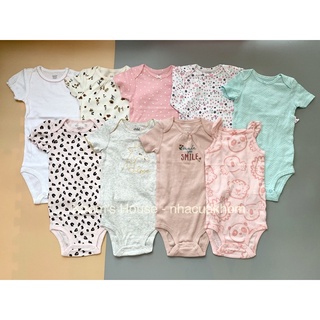 Bộ liền thân Bodychip/ Bodysuit tay ngắn cho bé trai bé gái xuất dư hãng Carter’s từ 0-24m