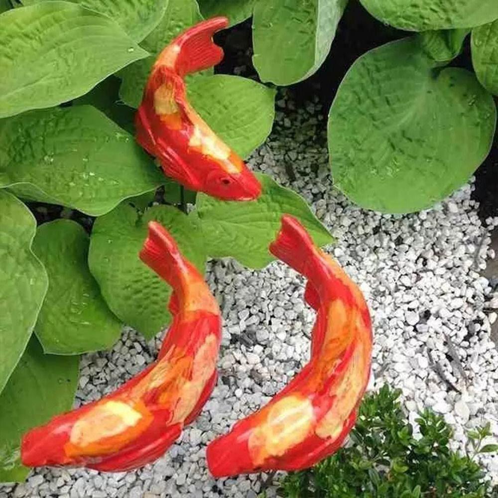 Mô Hình Cá Koi Bằng Nhựa Resin Trang Trí Sân Vườn
