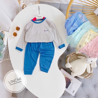 Bộ quần áo dài tay unchi chất vả gỗ sồi