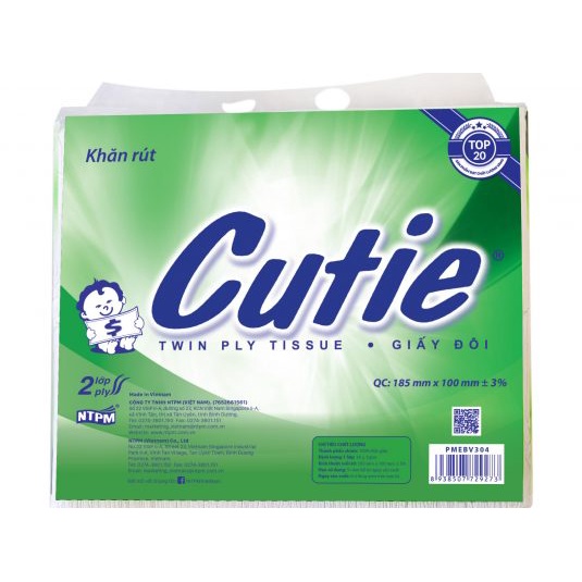 [CHÍNH HÃNG]Giấy rút Cutie , Giấy quán ăn ~450gr giấy