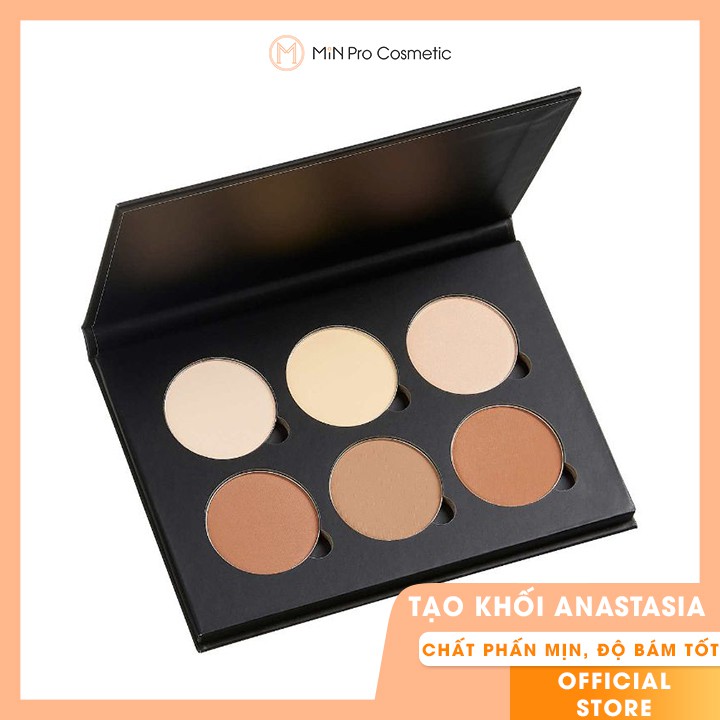 Tạo khối Anastasia Beverly Hills Contour Kit 6 ô - Light To Medium, Tan To Deep