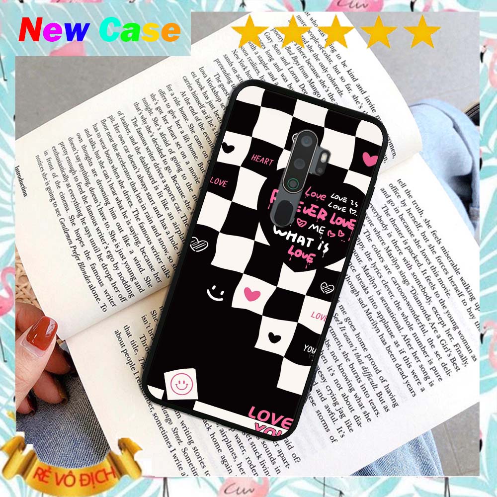 Ốp lưng Oppo A5 2020 / A9 2020 in hình caro good love cao cấp