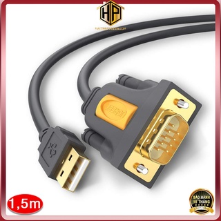 Ugreen 20211- cáp usb to com rs232 db9 dài 1.5m chính hãng