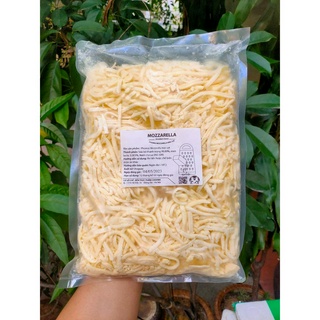 Phô mai bào sợi mozzarella - cheddar 500g - 1kg (phomai) - làm pizza, tôm bỏ lò, bánh mỳ nướng,...