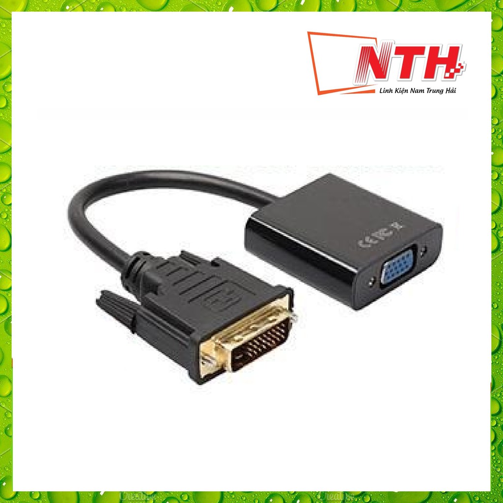 Cáp chuyển DVI (24+1) ra VGA