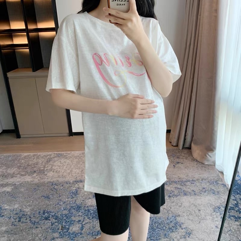 quần lửng bầu dáng ngố ống xuông rộng mềm mát mặc hè hợp thời trang hàng quảng châu cao