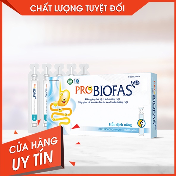 BÀO TỬ MEN VI SINH PROBIOFAS 4.0 CHO TRẺ VÀ NGƯỜI LỚN, AN TOÀN CHO TRẺ NHỎ (MẪU MỚI CHẤT LƯỢNG VƯỢT TRỘI)