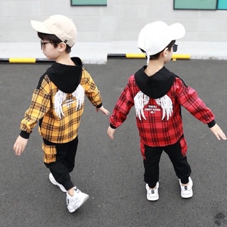 Sét bộ cánh đại bàng phối sơ mi