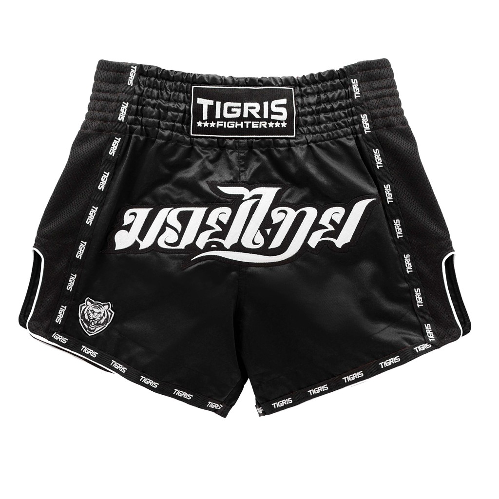 Quần Muay Thai Tigris Essentials - Black