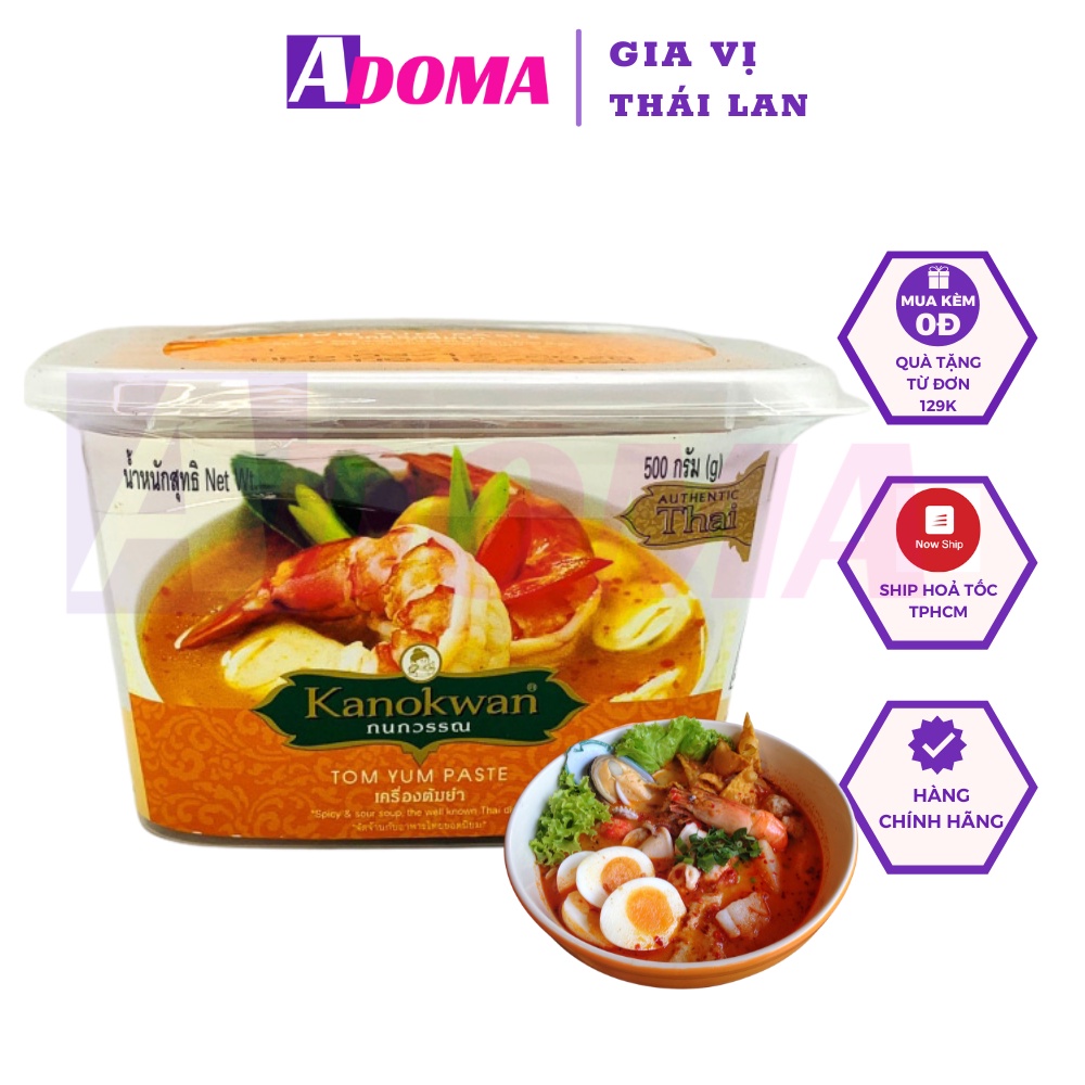 Sốt gia vị Lẩu Tom Yum Chuẩn Vị Thái Kanokwan 30g