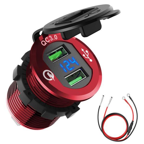 Củ sạc nhanh QC 3.0 cho điện thoại dùng trên xe máy / xe hơi | BigBuy360 - bigbuy360.vn