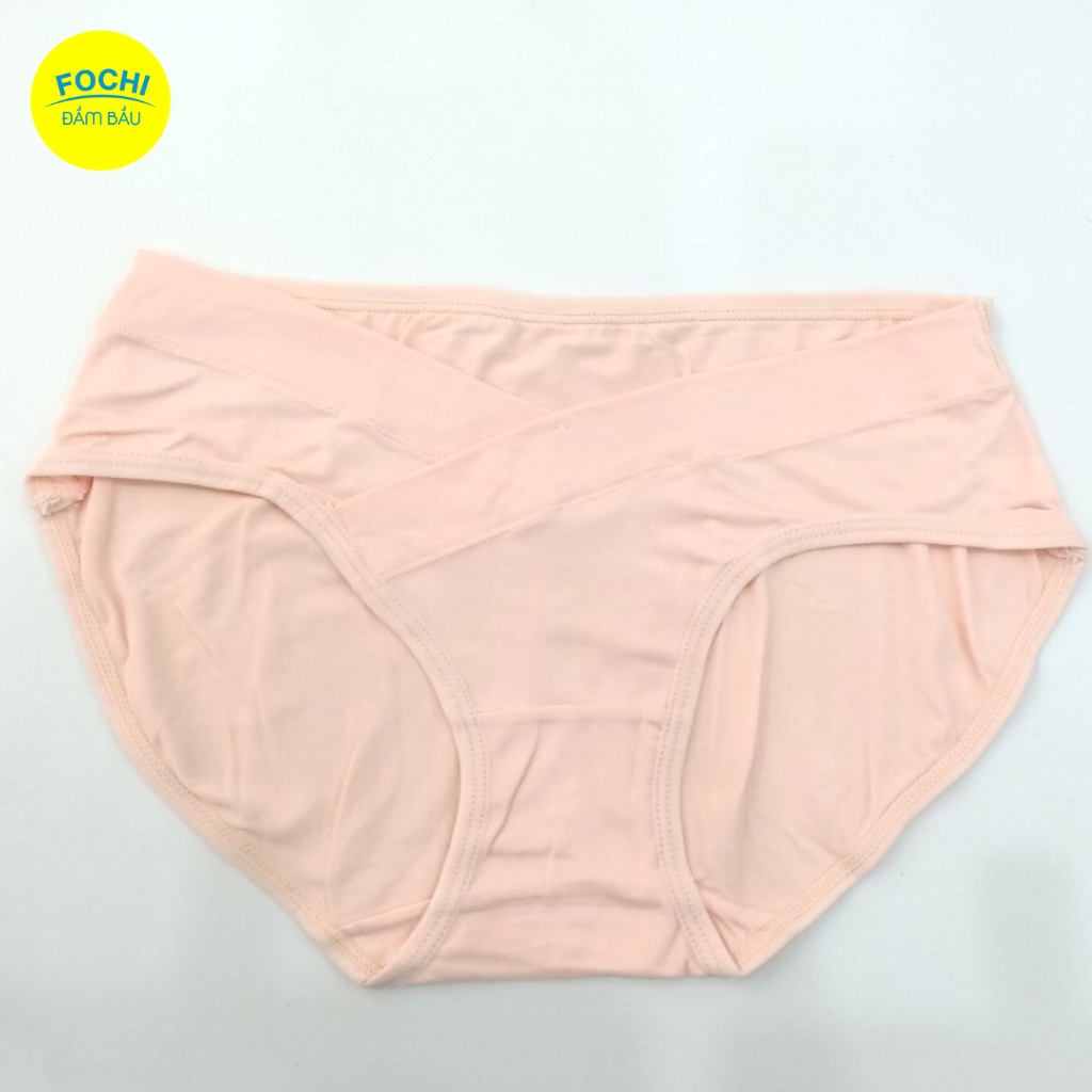 Quần Lót Nữ Cho Bà Bầu Cạp Chéo Cotton Thái FOCHI Bigsize Kháng Khuẩn Co Giãn 4 Chiều Thoáng Mát Thấm Hút Mồ Hôi QLB006 | BigBuy360 - bigbuy360.vn