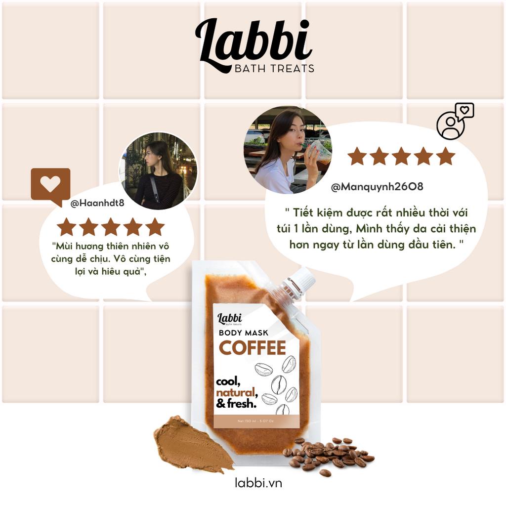 Mặt nạ dưỡng thể Cà phê - COFFEE BODY MASK - Labbi Bath Treats