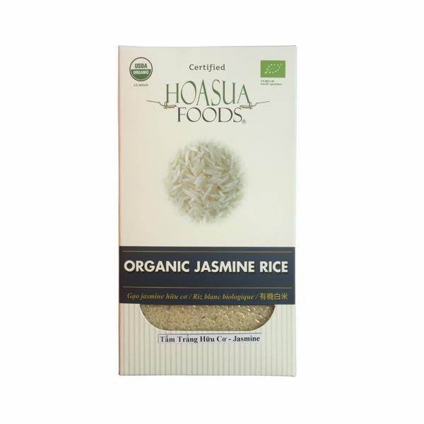 GẠO TẤM TRẮNG JASMINE HỮU CƠ HOA SỮA 1KG