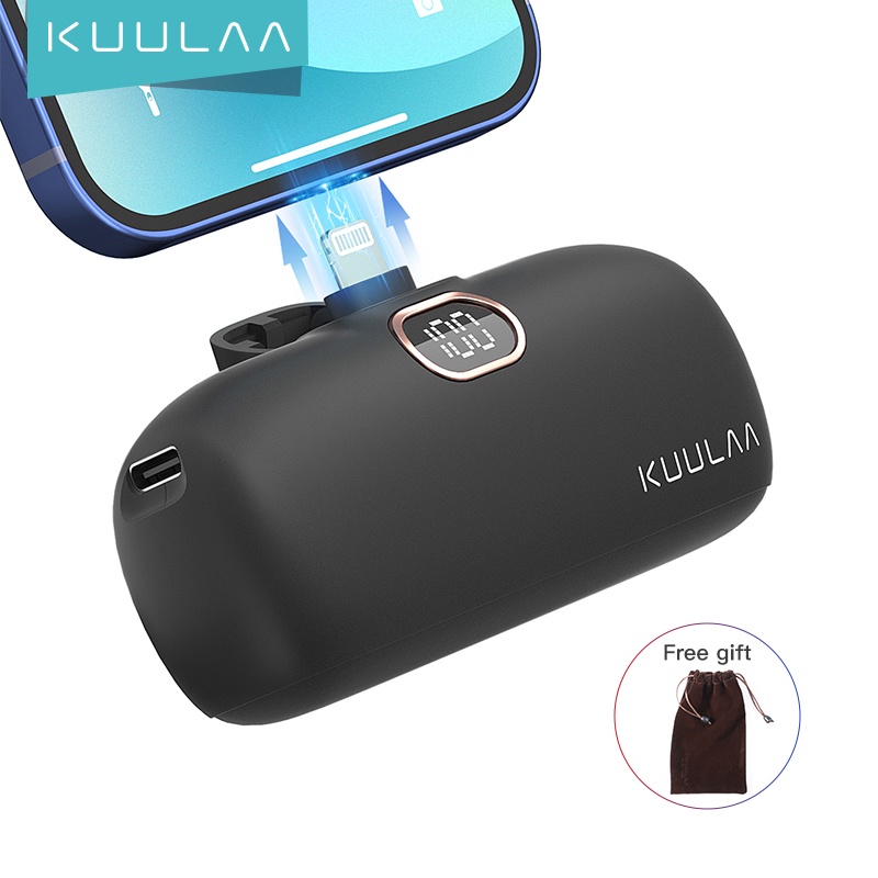Pin Sạc Dự Phòng KUULAA Mini 5000mah Cho Samsung iphone 13 12 11 pro max